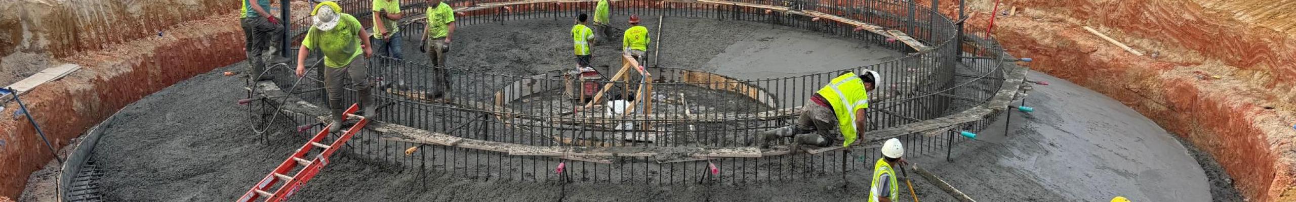 Tank Foundation under construction